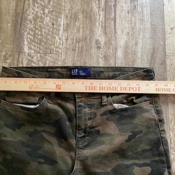 GAP Legging Skimmer Camo Skinny Jeans Women's Size 12/31 - Picture 4 of 8